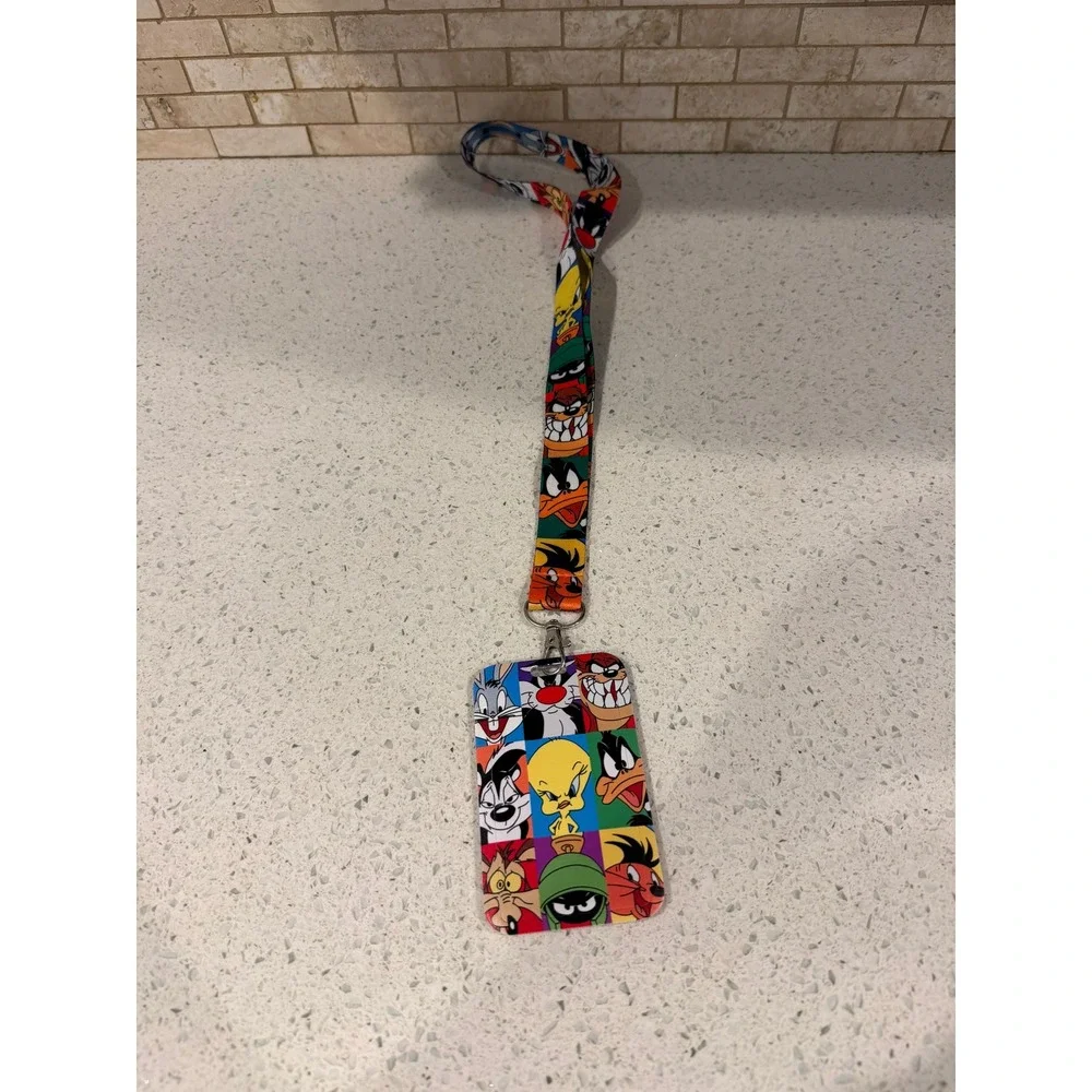 Looney Tunes Classic Character Lanyard ID Holder Keychain